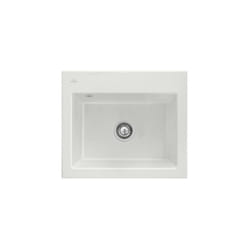Evier  Subway 60 S 60 x 51cm sans egouttoir Steam CeramicPlus avec vidage manuel