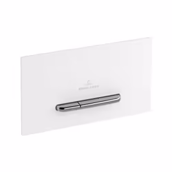 Villeroy & Boch ViConnect WC flush plate 92216168 253 x 145 x 20 mm avec cadre suspendu et boulons de fixation
