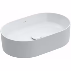 Vasque a poser ovale Collaro Blanc