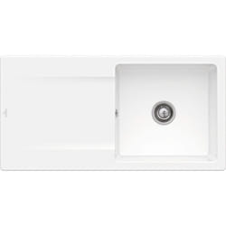 Evier 1 bac villeroy et boch Siluet 60 Blanc CeramicPlus