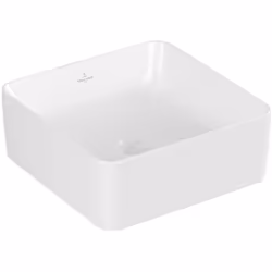 Vasque a poser carree Collaro Stone White CeramicPlus