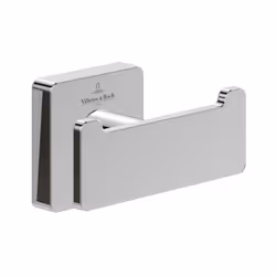 Villeroy und Boch Elements Striking double porte-serviettes TVA15201200061 Carré montage mural Matériau en laiton