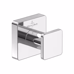 Avantages du produit : Design Épuré: Le Crochet pour serviettes Villeroy & Boch Elements - Striking Chrome présente un design ...