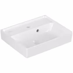 Villeroy & Boch Collaro 1x lave-mains largeur 450 x profondeur 370 mm TitanCeram Rectangle fixation murale fixation murale av ...