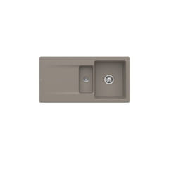 Evier 1 bac 1/2  Siluet 60 R Timber CeramicPlus avec vidage manuel