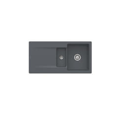 Evier 1 bac 1/2  Siluet 60 R Graphite CeramicPlus avec vidage automatique