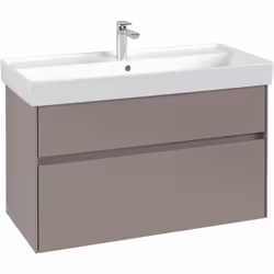 Villeroy & Boch Collaro 1x meuble bas de lavabo largeur 954 x hauteur 546 x profondeur 444 mm montage mural avec 1x kit de fi ...
