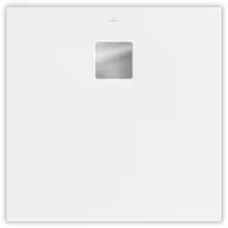 Receveur antidérapant 90 x 90  Planeo acrylique carré stone white