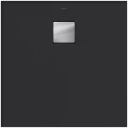 Receveur antidérapant 80 x 80 villeroy et boch Planeo acrylique carré gris anthracite