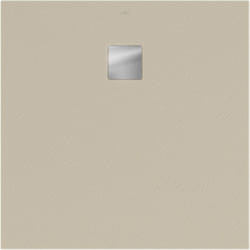 Receveur 100 x 100  Planeo acrylique carré nature creme