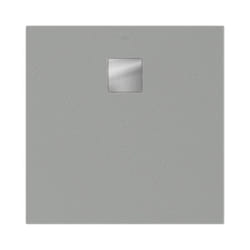Receveur 90 x 90  Planeo acrylique carré nature gris
