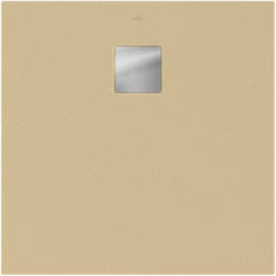 Receveur 80 x 80 villeroy et boch Planeo acrylique carré nature sand
