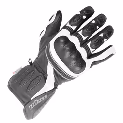 Büse Pitlane Gants, noir-blanc, taille 2XL pour Hommes