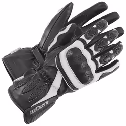 Büse Pit Lane Gants de dames, noir-blanc, taille S pour Femmes
