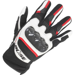 Büse Safe Ride Gants, noir-blanc-rouge, taille 4XL pour Hommes