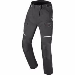 Büse Grado Dames de moto pantalon Textile, noir, taille 48 pour Femmes
