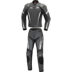 Büse Imola Deux dames de pièce moto combinaison de cuir, noir-blanc, taille 38 pour Femmes