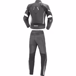 Büse Imola Deux dames de pièce moto combinaison de cuir, noir-blanc, taille 44 pour Femmes