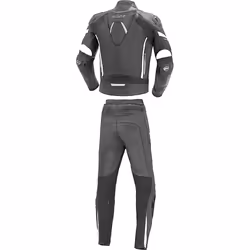 Büse Imola Combinaison moto deux pièces en cuir, noir-blanc, taille 48 pour Hommes