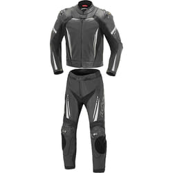 Büse Imola Combinaison moto deux pièces en cuir, noir-blanc, taille 52 pour Hommes