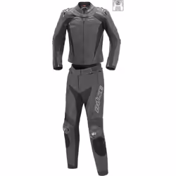 Büse Assen Deux dames de pièce moto combinaison de cuir, noir, taille 34 pour Femmes