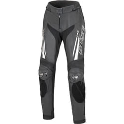Büse Imola Pantalon en cuir de moto Ladies, noir-blanc, taille 38 pour Femmes