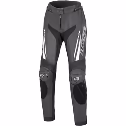 Büse Imola Pantalon en cuir de moto Ladies, noir-blanc, taille 38 pour Femmes