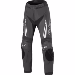 Büse Imola Pantalon de moto en cuir, noir-blanc, taille 50 pour Hommes
