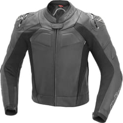 Büse Assen Veste de moto en cuir, noir, taille 27 pour Hommes