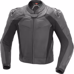 Büse Assen Veste de moto en cuir, noir, taille 46 pour Hommes