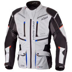 Büse Open Road II Veste textile de moto, gris, taille 50 pour Hommes