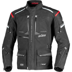 Büse Nova Veste textile de moto, noir-rouge, taille 48 pour Hommes