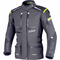 Büse Nova Veste textile de moto de dames, gris-jaune, taille 38 pour Femmes