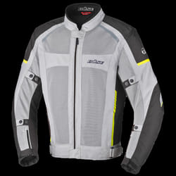 Büse Santerno Blouson textile de moto, gris, taille L pour Hommes