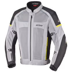 Büse Santerno Blouson textile de moto, gris, taille 2XL pour Hommes