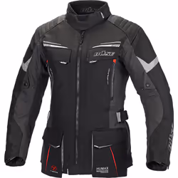 Büse Lago Pro Veste textile de moto de dames, noir, taille 48 pour Femmes