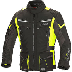 Büse Lago Pro Veste textile moto, noir-jaune, taille 4XL pour Hommes