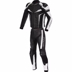 Büse Mille Costume en cuir de moto deux pièces, noir-blanc, taille 56 pour Hommes
