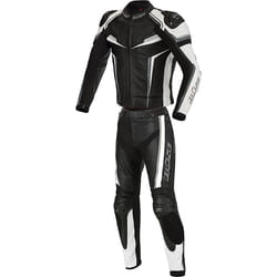Büse Mille Costume en cuir de moto deux pièces, noir-blanc, taille 62 pour Hommes