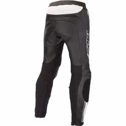 Büse Mille Pantalon en cuir de moto, noir-blanc, taille 50 pour Hommes