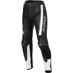 Büse Mille Pantalon en cuir de moto, noir-blanc, taille 104 110 pour Hommes