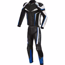Büse Mille Costume en cuir de moto deux pièces, noir-bleu, taille 56 pour Hommes