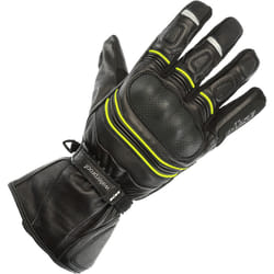 Büse Willow Gants de moto imperméables à l’eau, noir-jaune, taille M L pour Hommes