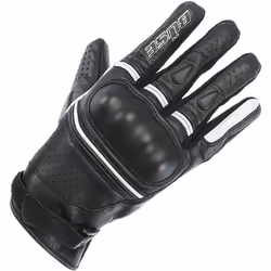 Büse Main Gants de moto, noir-blanc, taille XL pour Hommes