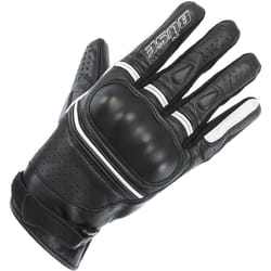 Büse Main Gants de moto de dames, noir-blanc, taille S pour Femmes