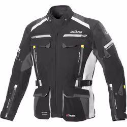 Büse Highland 2 Veste textile de moto, noir-gris, taille 50 pour Hommes