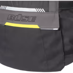 Büse Highland 2 Veste textile de moto, noir-gris-jaune, taille 8XL pour Hommes