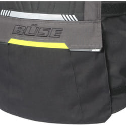 Büse Highland 2 Veste textile de moto, noir-gris-jaune, taille 8XL pour Hommes