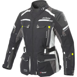 Büse Highland 2 Veste textile de moto pour dames, noir-gris, taille 36 pour Femmes