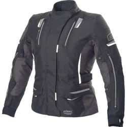 Büse Jana Veste textile de moto pour dames, noir-gris-blanc, taille 42 pour Femmes